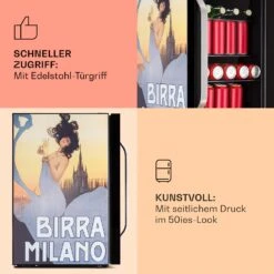 Beersafe 70 Birra Milano Edition Kühlschrank 70 Liter 3 Böden Panoramaglastür Edelstahl 13 Beersafe 70 Birra Milano Edition Kühlschrank 70 Liter 3 Böden Panoramaglastür Edelstahl -Heimladen 10041180 de 0004 usp