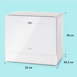 Emerald 5 Slim Geschirrspüler Freistehend 7 Programme Touch-Control -Heimladen 10041185 yy 0007 dimensions