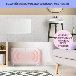 Bansin Crystal Smart Konvektions-Heizgerät 1500W 5 - 50 °C App-Steuerung -Heimladen 10041210 de 0007 usp