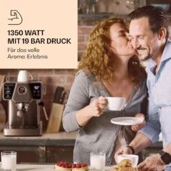 Libeica Espressomaschine 19 Bar Ca. 10 Tassen 1,8 Liter Milchschaum -Heimladen 10041253 de 0002 logo