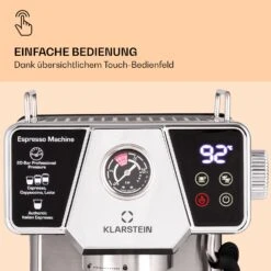 Libeica Espressomaschine 19 Bar Ca. 10 Tassen 1,8 Liter Milchschaum -Heimladen 10041253 de 0003 logo