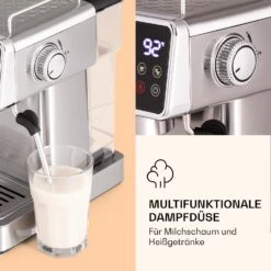 Libeica Espressomaschine 19 Bar Ca. 10 Tassen 1,8 Liter Milchschaum -Heimladen 10041253 de 0004 logo