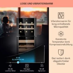 El Dorado 89 Humidor & Weinkühlschrank Touch 89L LED -Heimladen 10041276 de 0003 logo