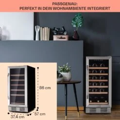 Vinovilla 29 Built-In Weinkühlschrank 81 L / 29 Fl. Glastür Edelstahl -Heimladen 10041304 de 0006 logo