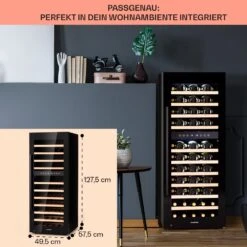 Barossa 73 Duo Weinkühlschrank 2 Zonen 192 Ltr 73 Fl Touch-Display -Heimladen 10041308 de 0006 logo