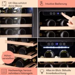 Vinovilla 29 Built-In Weinkühlschrank 81 L / 29 Fl. 1 Zone Glastür Edelstahl -Heimladen 10041309 de 0005 logo