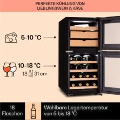 El Dorado 89 Käse & Weinkühlschrank 2 Zonen Touch 89L LED -Heimladen 10041310 de 0004 logo