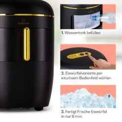 Passau Eiswürfelmaschine 2 Größen 15 Kg/24 H Auto-Clean -Heimladen 10041343 de 0004 logo