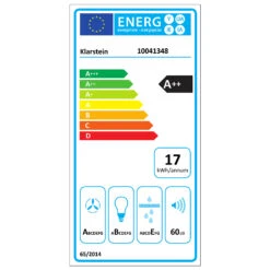 Royal Flush Eco Dunstabzugshaube 60 Cm 576 M³/h A+ -Heimladen 10041348 energy label