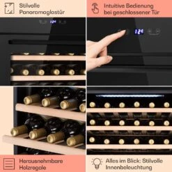 Vinsider 30 Built-In Uno Einbau-Weinkühlschrank 30 Flaschen 77 Ltr Edelstahl -Heimladen 10041357 de 0005 usp