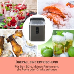 Albaron Supreme Eiswürfelmaschine Bullet 12kg/24h 1,5 Ltr Edelstahl -Heimladen 10041360 de 0003 logo