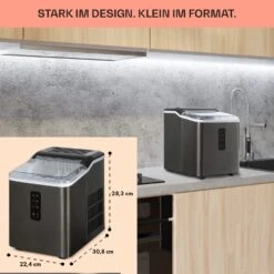 Albaron Supreme Eiswürfelmaschine Bullet 12kg/24h 1,5 Ltr Edelstahl -Heimladen 10041360 de 0006 logo