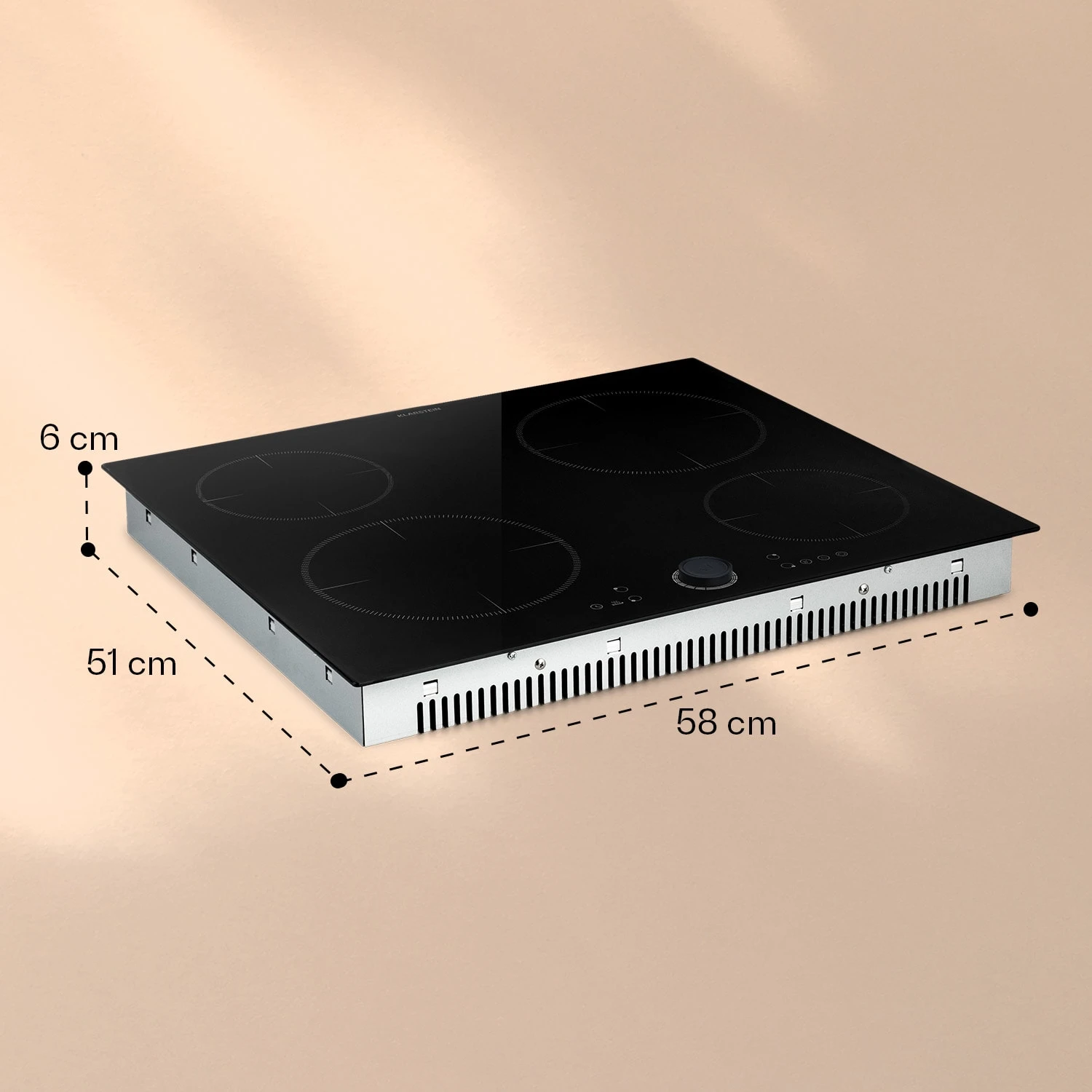 Magnichef 4 Einbaukochfeld Induktion 4 Zonen 7000W Glaskeramik 11 Magnichef 4 Einbaukochfeld Induktion 4 Zonen 7000W Glaskeramik – Bild 9