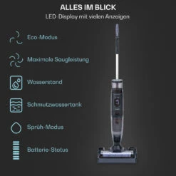 Caswell Plus Nass-/Trockensauger Kabellos Akkubetrieben LED-Display -Heimladen 10041383 de 0005 usp