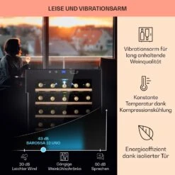 Barossa 32 Uno Weinkühlschrank 1 Zone 95 Liter / 36 Flaschen Touch-Display 14 Barossa 32 Uno Weinkühlschrank 1 Zone 95 Liter / 36 Flaschen Touch-Display -Heimladen 10041395 de 0004 usp