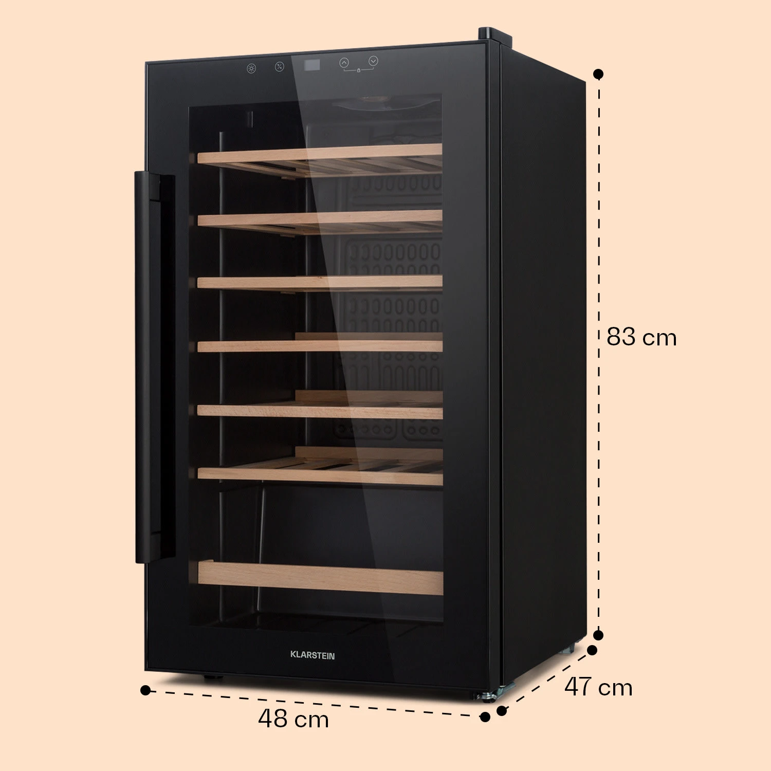 Barossa 32 Uno Weinkühlschrank 1 Zone 95 Liter / 36 Flaschen Touch-Display 10 Barossa 32 Uno Weinkühlschrank 1 Zone 95 Liter / 36 Flaschen Touch-Display – Bild 8