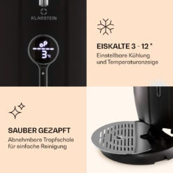 Passau Bierzapfanlage 6 L Universalfässer Druckluftpumpe 3 - 12 °C 65 W -Heimladen 10041520 de 0004 logo