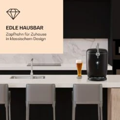 Passau Bierzapfanlage 6 L Universalfässer Druckluftpumpe 3 - 12 °C 65 W -Heimladen 10041520 de 0005 logo