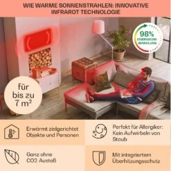Wonderwall Santorini Smart Infrarot-Heizung 120x60cm 1000W Wochentimer IP24 -Heimladen 10041819 de 0004 usp