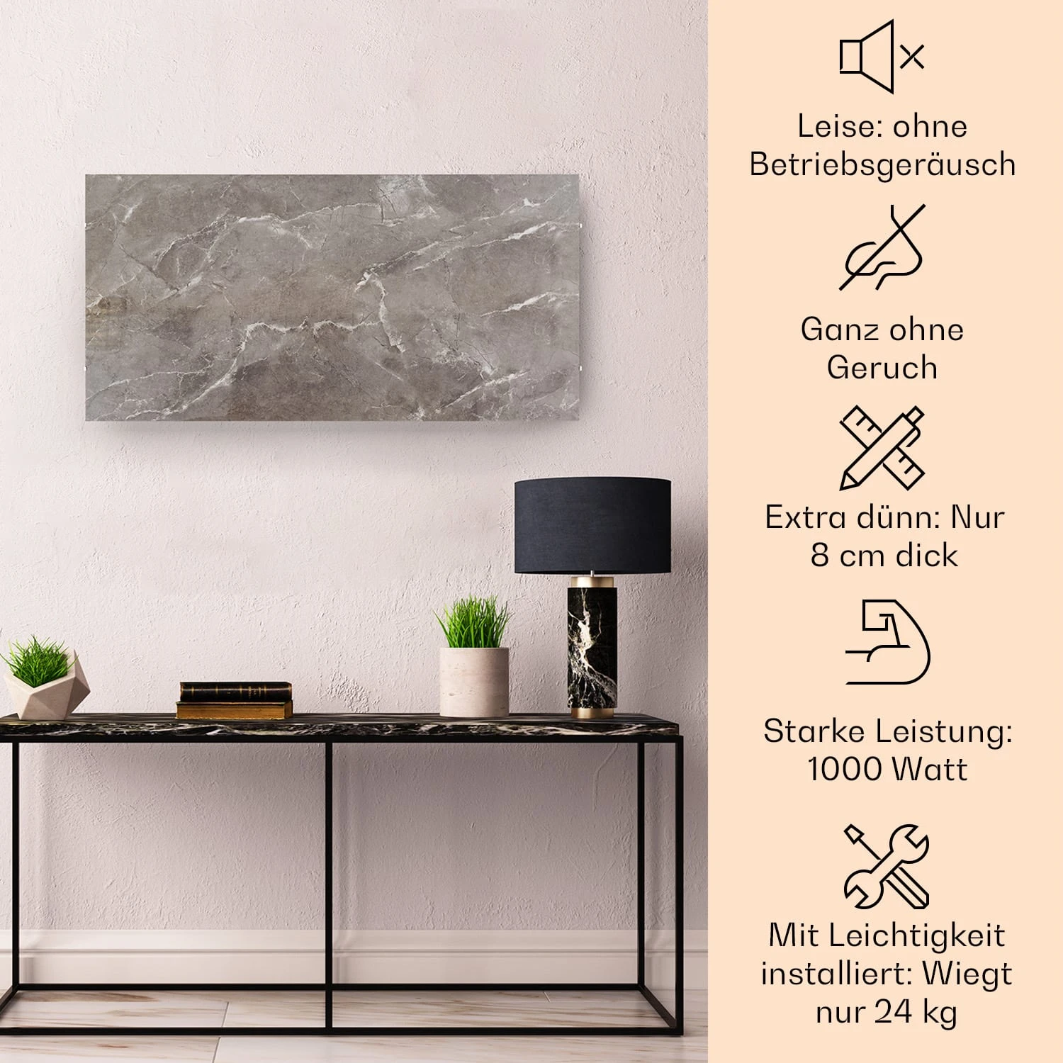 Wonderwall Santorini Smart Infrarot-Heizung 120x60cm 1000W Wochentimer IP24 4 Wonderwall Santorini Smart Infrarot-Heizung 120x60cm 1000W Wochentimer IP24 – Bild 2