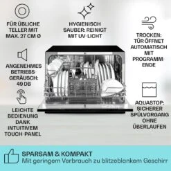 Havasia UV 8 Geschirrspüler UV-Licht Freistehend / Einbau 1620W -Heimladen 10041829 de 0002 usp