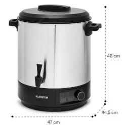 Abbey 25 Einkochautomat Getränkespender 25L 100°C 180min Edelstahl 17 Abbey 25 Einkochautomat Getränkespender 25L 100°C 180min Edelstahl -Heimladen 10041838 yy 0008 dimensions