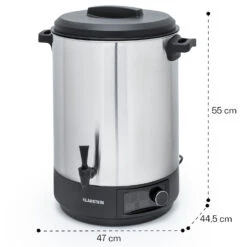 Abbey 40 Einkochautomat Getränkespender 40L 100°C 180min Edelstahl -Heimladen 10041839 yy 0008 dimensions