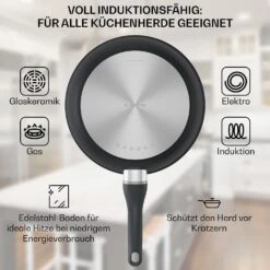 Noto Endurance Bratpfannen-Set Geschmiedetes Aluminium 3 Größen 2 Filz-Schoner -Heimladen 10045004 de 0005 usp