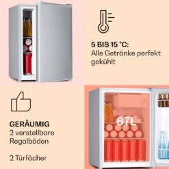 Fargo 67 Kühlschrank Minibar 67 Liter / 4 Liter Gefrierfach Kompakt 12 Fargo 67 Kühlschrank Minibar 67 Liter / 4 Liter Gefrierfach Kompakt -Heimladen 10045044 de 0004 usp