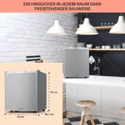 Happy Hour 45 Mini-Kühlschrank Minibar Getränkekühlschrank 45 L 26 DB -Heimladen 10045049 de 0006 usp