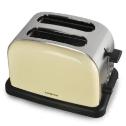 Aquavita Frühstücksset Creme Wasserkocher Toaster Creme -Heimladen 60001826 yy 0004 titel title 2 toaster klarstein creme
