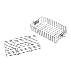 VitAir Zubehör-Set 3-teilig Edelstahl Aluminium-Druckguss -Heimladen 60002085 yy 0007 titel Klarstein VitAir Steak Kaefig
