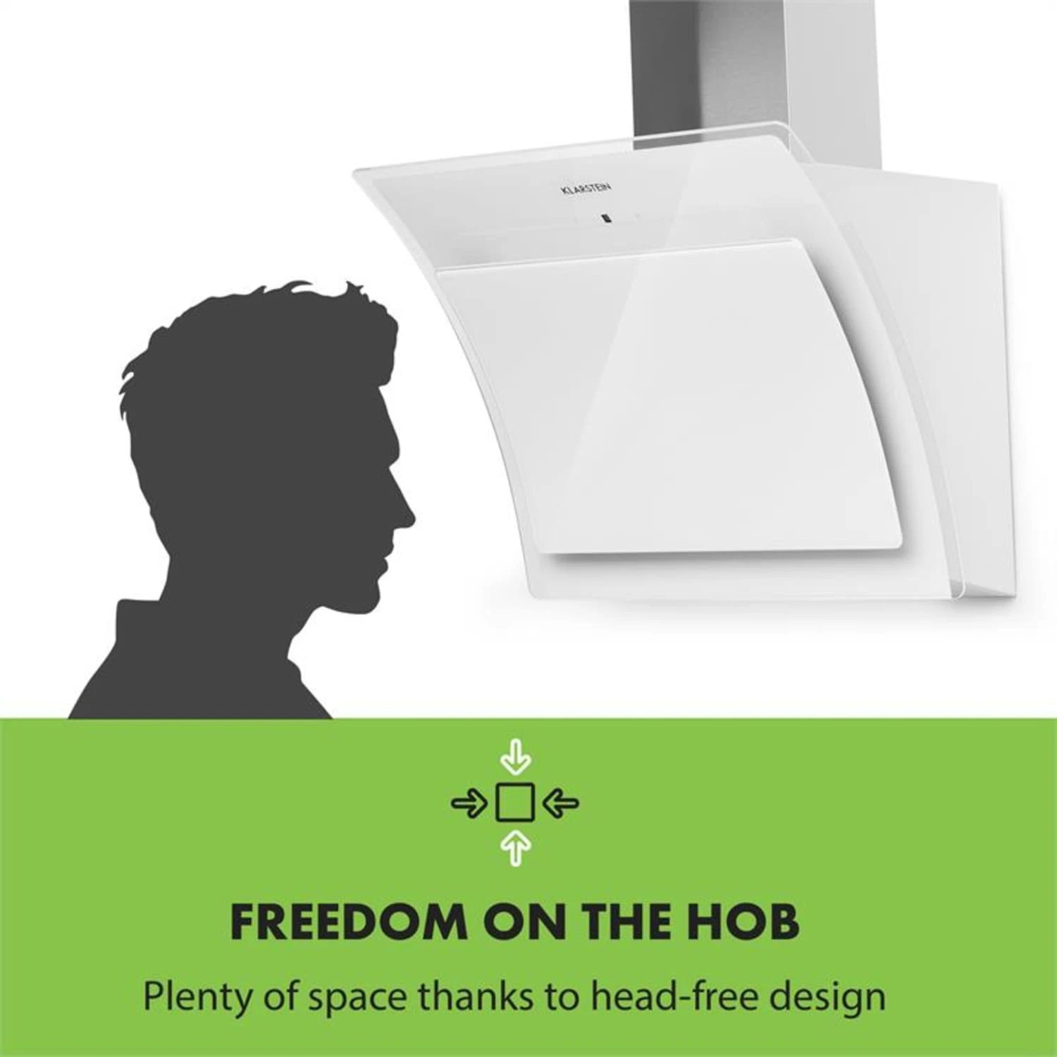 Sabia 60 Dunstabzugshaube | 60cm | 600 M³/h | Energieeffizienzklasse A | Inklusive 2 X Aktivkohlefilter 9 Sabia 60 Dunstabzugshaube | 60cm | 600 M³/h | Energieeffizienzklasse A | Inklusive 2 X Aktivkohlefilter – Bild 7