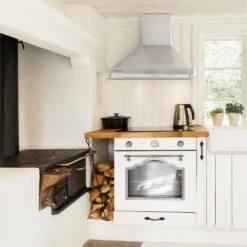 Montblanc Dunstabzugshaube Umluftset 610m³/h 165W 2x1,5W Silbergrau -Heimladen 60002320 yy 0003 ambient Klarstein Montblanc 60 Dunstabzugshaube silbergrau