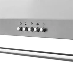 Montblanc Dunstabzugshaube Umluftset 610m³/h 165W 2x1,5W Silbergrau -Heimladen 60002320 yy 0005 detail Klarstein Montblanc 60 Dunstabzugshaube silbergrau