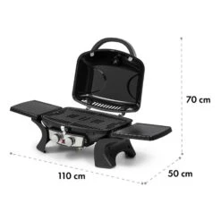 Parforce Duo Gasgrill 2 Brenner 4,4kW 15000BTU 300°C Gasschlauch Grau -Heimladen 60002430 yy 0010 logo Klarstein Parforce Duo Gasgrill 2 Brenner grau