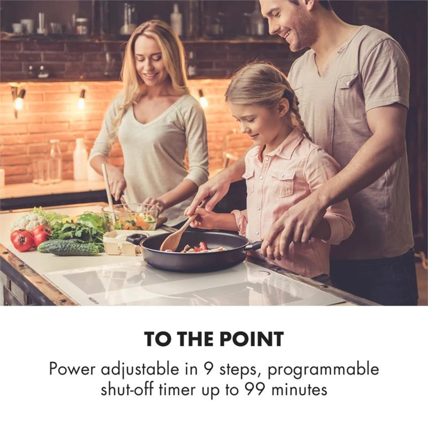 Gusteau Delicatessa Einbau-Ofen-Set Induktion 7000W 64Ltr Weiß Edelstahl 10 Gusteau Delicatessa Einbau-Ofen-Set Induktion 7000W 64Ltr Weiß Edelstahl – Bild 8