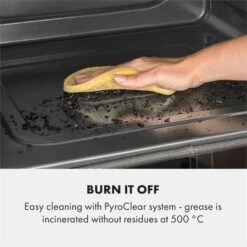 Gusteau Delicatessa Einbau-Ofen-Set Induktion 7000W Schwarz Edelstahl -Heimladen 60002594 yy 0004 logo Klarstein Gusteau Elektrischer Einbaubackofen schwarz