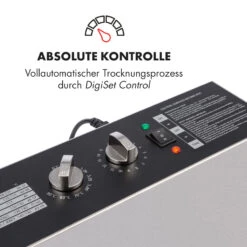 Master Jerky 16 Dörrautomat + Fleischhaken Set 1500W 40-90 °C 15h-Timer Edelstahl Silber -Heimladen 60002668 de 0004 logo