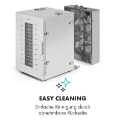 Master Jerky 16 Dörrautomat + Fleischhaken Set 1500W 40-90 °C 15h-Timer Edelstahl Silber -Heimladen 60002668 de 0008 logo