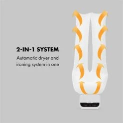 ShirtButler Pro Automatisches Trocknersystem Hemd & Hose 1200 W 2-in-1 70 °C Timer Weiß -Heimladen 60002669 yy 0003 logo Klarstein ShirtButler Pro Trocknersystem weiss