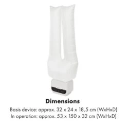 ShirtButler Pro Automatisches Trocknersystem Hemd & Hose 1200 W 2-in-1 70 °C Timer Weiß -Heimladen 60002669 yy 0008 logo Klarstein ShirtButler Pro Trocknersystem weiss