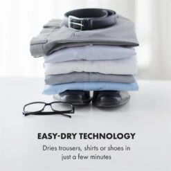 ShirtButler Pro Automatisches Trocknersystem Hemd / Hose / Schuhe 1200W 2-in-1 70°C Timer Weiß -Heimladen 60002670 yy 0005 logo Klarstein ShirtButler Pro Trocknersystem weiss