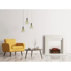 Studio Frame Kamingehäuse + Kamini Kamineinsatz MDF Klassisches Design -Heimladen 60002705 yy 0003 logo Klarstein Lausanne Frame Gehaeuse Kamini FX