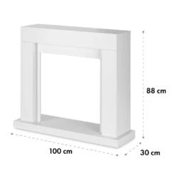 Studio Frame Kamingehäuse + Kamini Kamineinsatz MDF Klassisches Design -Heimladen 60002705 yy 0005 logo Klarstein Lausanne Frame Gehaeuse Kamini FX